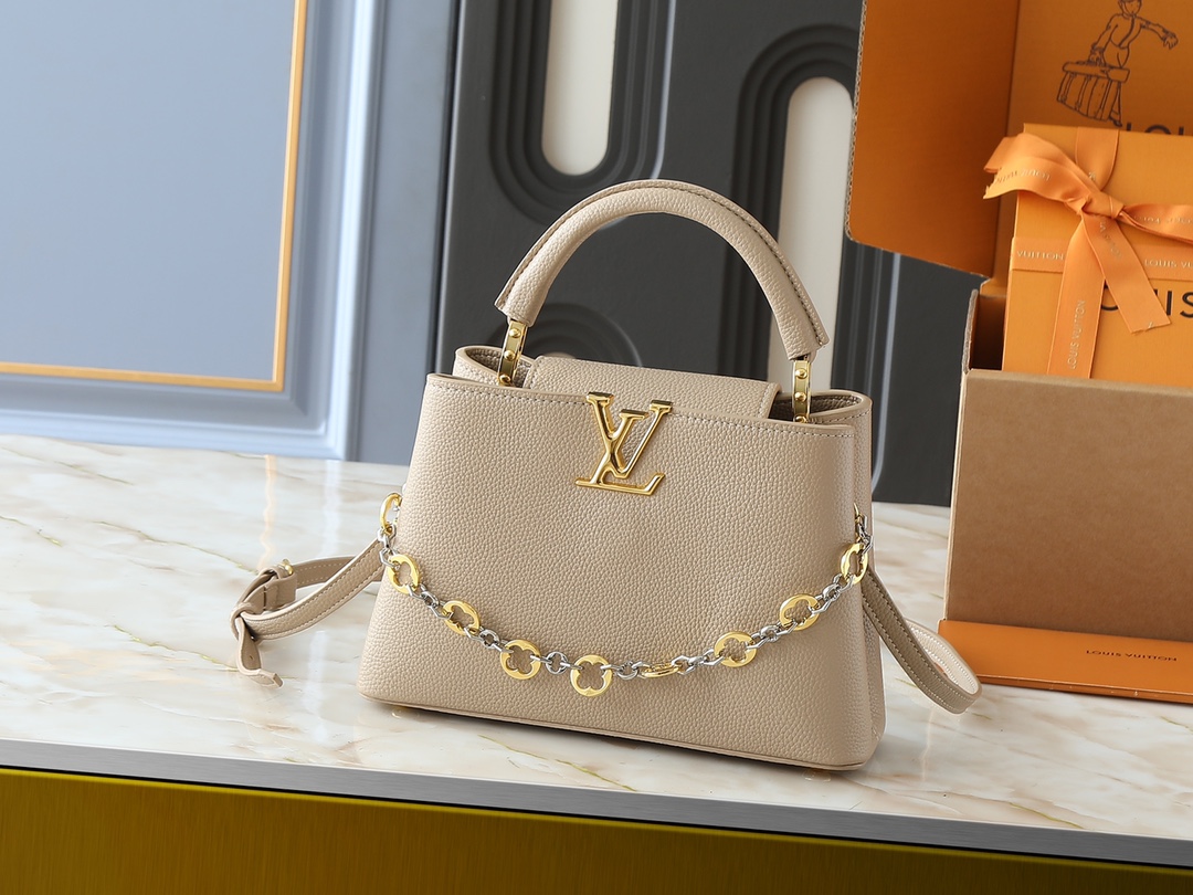 LV Classic Handbag Monogram Canvas Zip Closure Luxury Handbag 1703